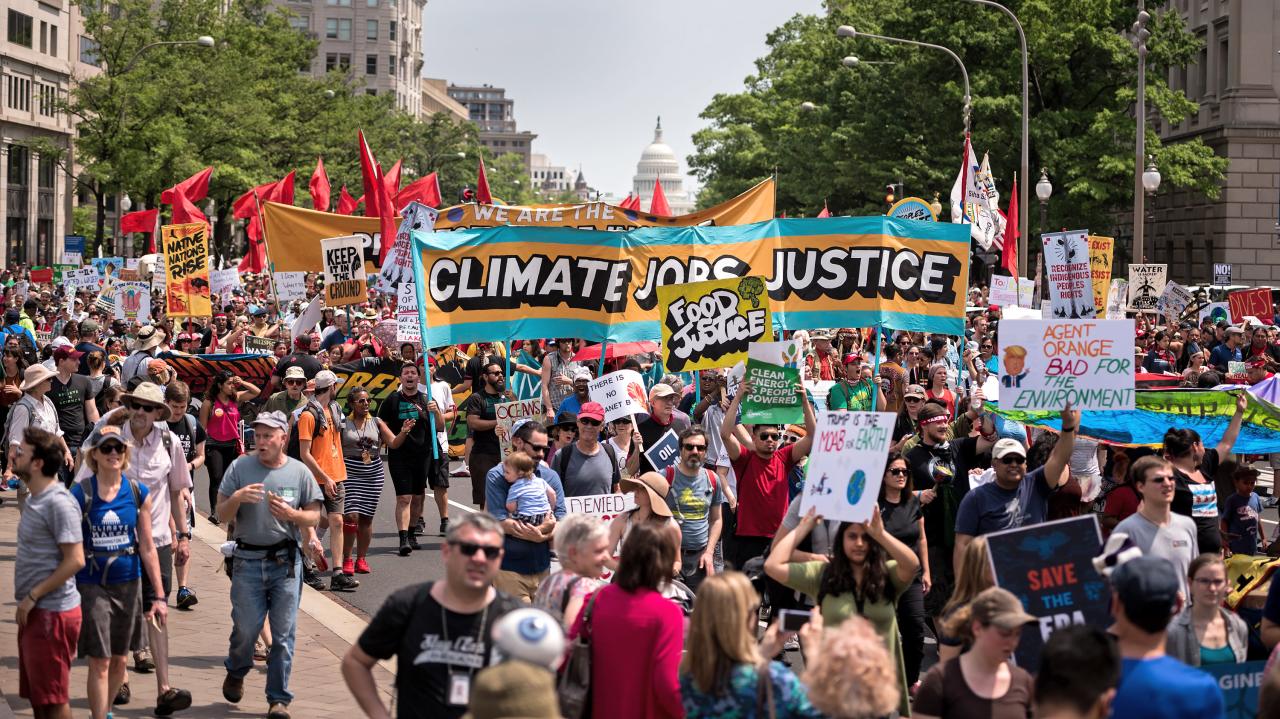 Protest warming climate Protesters Rally for Climate Action